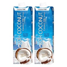 KOH COCONUT 酷椰嶼 椰奶, 2瓶, 1L
