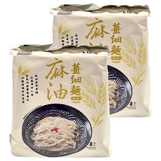 大甲佳旭 麻油薑細麵 (全素), 台灣老李仔麻油, 台灣本土老薑, Q彈有勁, 8包