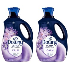 다우니 울트라 캄 섬유유연제 라벤더 앤 바닐라빈 본품, 2.4L, 2개