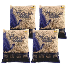 BOXCAT 國際貓家 天然木屑砂, 松木材質, 吸水性佳, 減少異味, 容易分解, 2.5kg, 4包, 無香