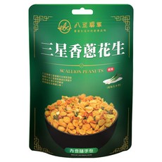 八豆聯軍 三星香蔥花生 北港芝麻油, 1包, 100g