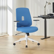 누하스 학생 사무용 컴퓨터 게이밍 의자 PALETTE 방문설치, 블루