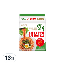 삼양 열무비빔면 130g, 16개
