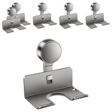 吸盤系列 吹風機置物架, 太空鋁, 6個