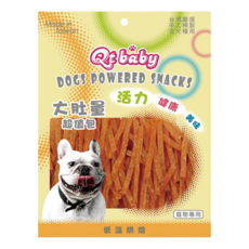 QTBABY 大肚量寵物潔牙零食 QT323 (320g/包) - 犬貓適用 潔牙保健, 煙燻雞肉, 1包