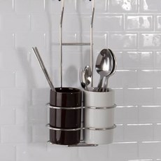 DADA LIVING 掛式陶瓷餐具筒, 混色