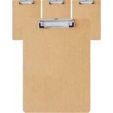 Lovelian 簡約直式多用途A4板夾, 4個, 混合顏色