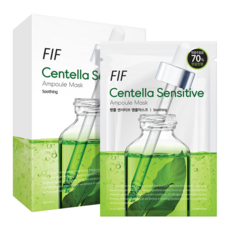 Faith in Face 積雪草敏感安瓶面膜, 舒緩保濕, 打造健康肌, 10片, 1盒