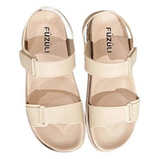 Silvers 女性緩震綁帶Mir涼鞋 SV099, 米色, 240