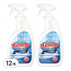 생활공식 프리미엄 욕실청소세제, 12개, 600ml