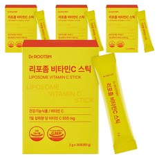 Dr.ROOTEM 脂質體維他命C粉條, 4個, 30份