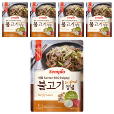 Sempio 膳府 韓式烤肉醬 原味, 75g, 5包