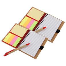 Tree 藝術素描牛皮紙原子筆筆記本 款式隨機(圓珠筆), 心型, 2個