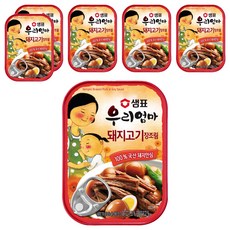 샘표 우리엄마 돼지고기 장조림, 110g, 6개