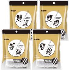 奈森克林 雙線牙線棒, 50支, 4包