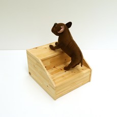 寵物3層式木紋階梯