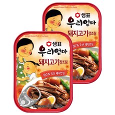 샘표 우리엄마 돼지고기 장조림, 110g, 2개