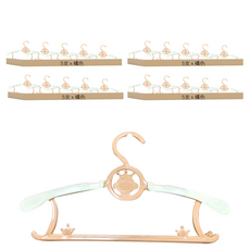 LILIKOKO 哩哩摳摳 嬰兒可伸縮衣架 安全材質, 橘色, 20支