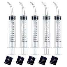 딩동펫 커브 소동물 피딩용 주사기 5p, 투명, 1세트