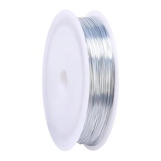 柔軟鐵線 0.5mm x 40m 09 銀色 1入, 1個