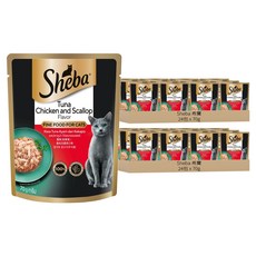 Sheba 希寶 鮮饌包 貓主食餐包, 鮪魚 + 雞肉 + 鰹魚, 70g, 48包