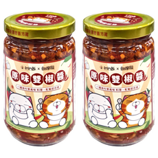 扒扒飯 雙椒醬, 開胃辣椒醬 拌飯拌麵皆宜, 260g, 2罐