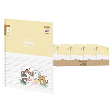 Penpia 1000 國小3-6年級英語線圈筆記本, 顏色隨機, 40個