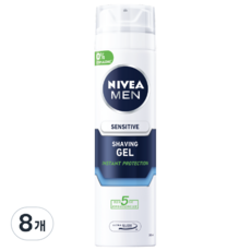 니베아 맨 센서티브 쉐이빙 젤, 200ml, 8개