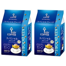 KEY COFFEE DRIP ON 特級濾掛咖啡隨身包, 8g, 10包, 2袋