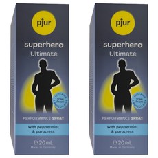 pjur 碧宜潤 superhero Ultimate 超級英雄活力提升極致噴霧, 20ml, 2瓶
