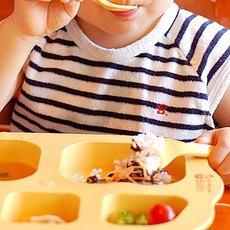 MOTHER'S CORN 孩童餐盤, 黃色, 單品