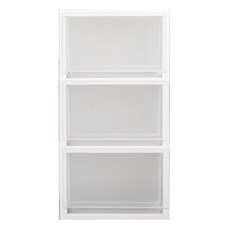 comet 簡約抽屜櫃, 透明色, 3層