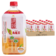 濃韻 烏龍茶 無糖, 975ml, 12瓶