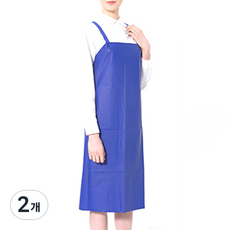 Yegyeong 高週波聚氨酯 H型 防水圍裙 中 PO-0522, 海軍藍霧面, 2個