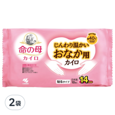 KOBAYASHI 小林製藥 桐灰命之母黏貼式溫和暖暖包 10個, 2袋