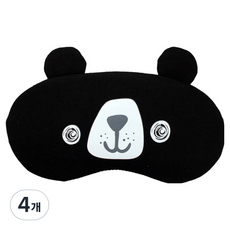 Tidy Home 黑色眼罩, 4個, 1入