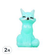 LAVENTIA 可愛狐狸迷你模型 薄荷, 2個