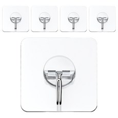 Monster CLEAR GEL Hook 套裝, 透明, 5個