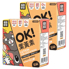 LitoMON 怪獸部落 OK葉黃素 30包, 維護眼睛健康, 2盒