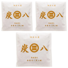 出雲屋炭八 室內調濕木炭 小(19 x 19 x 2.5cm), 40g, 3個