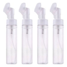 Rox 矽膠刷頭起泡器 泡沫容器 200ml, 4個, 透明