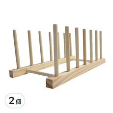 橘之屋 松木盤架 一物多用方便收納 輕鬆歸類一目瞭然 打造舒適環境, 2個, 木頭色