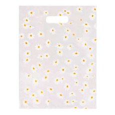 indi.k 手提塑膠袋 大 25 x 35cm, 100個, 雛菊