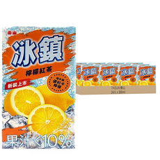 泰山 冰鎮檸檬紅茶 24入 箱裝, 300ml