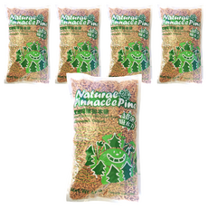 Natural PinnaclePine 沙奇 環保松木砂 小顆粒, 適用雙層貓砂盆, 崩解速度慢, 吸水量多, 不沾身不沾腳好清理, 6kg, 5包