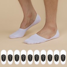 GGRN 여성용 빅사이즈 로우컷 페이크삭스 10켤레 세트