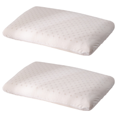 JINDACHI 金大器 天然乳膠枕 彈力支撐型, 2個, 白色