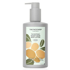 THE FACE SHOP 菲詩小舖 The Botanic身體乳液 木質麝香, 1瓶, 350ml