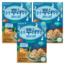 韓國 ivenet 營養拌飯紫菜芝麻碎粒 8條入, 32g, 3盒, 海鮮口味