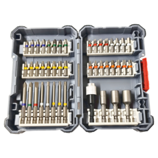 BOSCH 博世 台灣公司貨 Pick & Click 超硬螺絲起子鑽頭混合套件44件組 2608522421 500g, 1盒, 1組